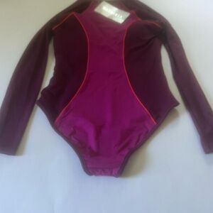 Athleta Purple One Piece Swimsuit Elegant Design